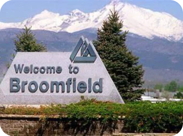 Broomfield city skyline – Your reliable partner for eco-friendly junk removal services in Broomfield.
