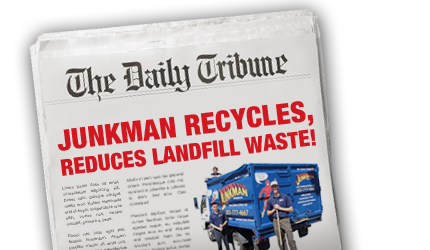 Junkman in the News - Premier Denver Junk Removal